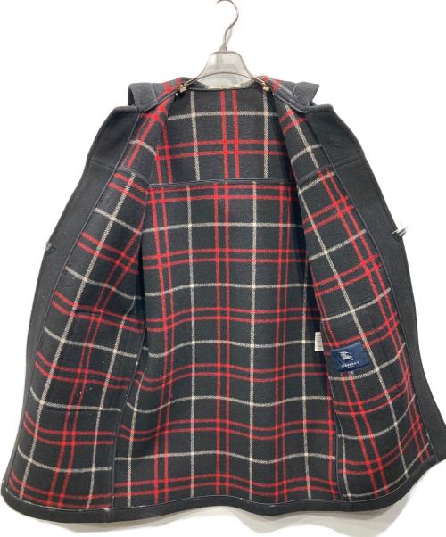 BURBERRY LONDON（バーバリーロンドン）BURBERRY LONDON (バーバリーロンドン) 裏地チェック柄ダッフルコート ブラック サイズ:XSの古着・服飾アイテム