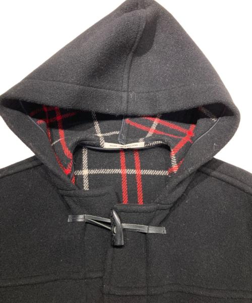 BURBERRY LONDON（バーバリーロンドン）BURBERRY LONDON (バーバリーロンドン) 裏地チェック柄ダッフルコート ブラック サイズ:XSの古着・服飾アイテム