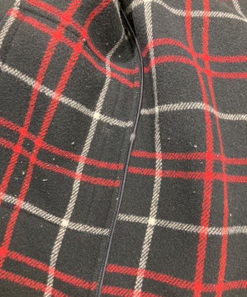 BURBERRY LONDON（バーバリーロンドン）BURBERRY LONDON (バーバリーロンドン) 裏地チェック柄ダッフルコート ブラック サイズ:XSの古着・服飾アイテム