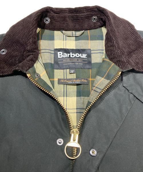 Barbour（バブアー）Barbour (バブアー) 【EXMOOR / エクスモア】 ミドル レングス ワックス コート グリーン サイズ:38の古着・服飾アイテム