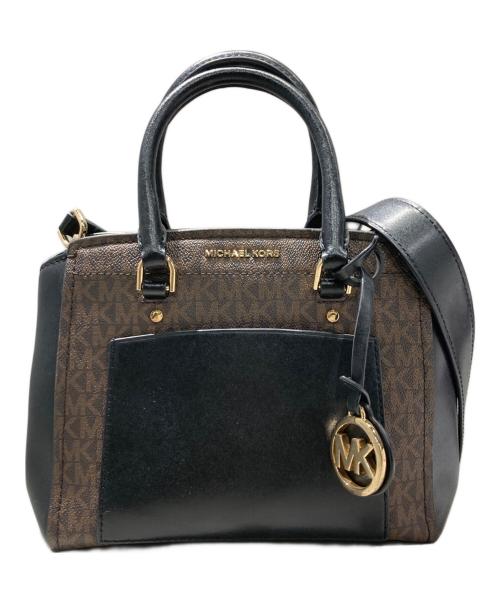 MICHAEL KORS（マイケルコース）MICHAEL KORS (マイケルコース) PARK ミディアム メッセンジャー ブラウンの古着・服飾アイテム