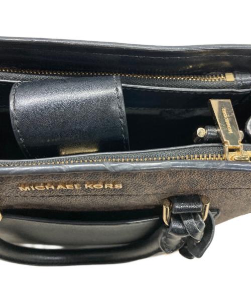MICHAEL KORS（マイケルコース）MICHAEL KORS (マイケルコース) PARK ミディアム メッセンジャー ブラウンの古着・服飾アイテム