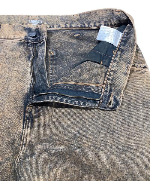 Carhartt WIP（カーハート ワーク イン プログレス）Carhartt WIP (カーハート ワーク イン プログレス) SINGLE KNEE PANT Rum Denim Crater Wash ブラウン サイズ:SIZE 34の古着・服飾アイテム