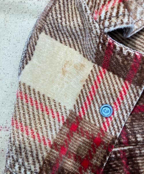 LEVI'S（リーバイス）LEVI'S (リーバイス) ヴィンテージ タータンチェックトラッカージャケット ブラウン サイズ:不明の古着・服飾アイテム