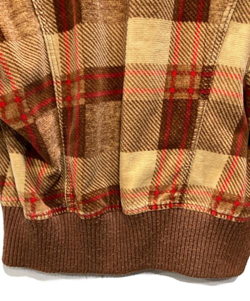 LEVI'S（リーバイス）LEVI'S (リーバイス) ヴィンテージ タータンチェックトラッカージャケット ブラウン サイズ:不明の古着・服飾アイテム