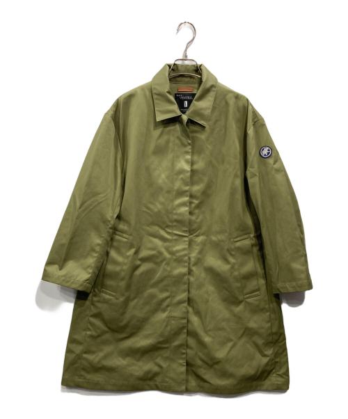 HUNTING WORLD（ハンティングワールド）HUNTING WORLD (ハンティングワールド) VENTILE ステンカラーコート カーキ サイズ:Mの古着・服飾アイテム