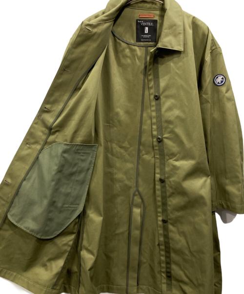 HUNTING WORLD（ハンティングワールド）HUNTING WORLD (ハンティングワールド) VENTILE ステンカラーコート カーキ サイズ:Mの古着・服飾アイテム