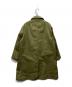 HUNTING WORLD (ハンティングワールド) VENTILE ステンカラーコート カーキ サイズ:M：8000円