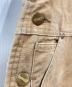中古・古着 CarHartt (カーハート) オーバーオール ブラウン サイズ:34：15000円