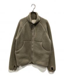 Snow peak（スノーピーク）の古着「THERMAL BOA FLEECE JACKET」｜カーキ