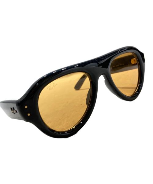 RAY-BAN（レイバン）RAY-BAN (レイバン) ASAP ROCKY (エイサップロッキー) Aviator Puffer ブラック×イエロー サイズ:52□21 145の古着・服飾アイテム