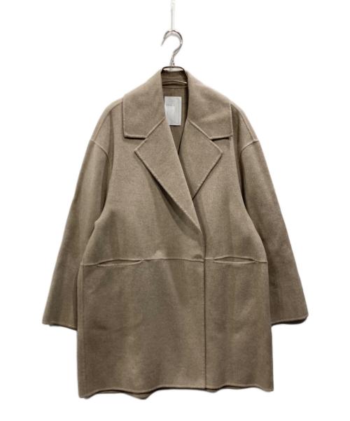 Noble（ノーブル）NOBLE (ノーブル) Super160sリバーミドルコート ベージュ サイズ:38の古着・服飾アイテム