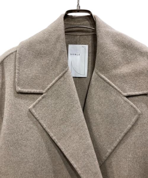 Noble（ノーブル）NOBLE (ノーブル) Super160sリバーミドルコート ベージュ サイズ:38の古着・服飾アイテム