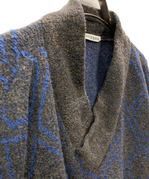 GIORGIO ARMANI（ジョルジオアルマーニ）GIORGIO ARMANI (ジョルジオアルマーニ) Vネックニット ブラウン サイズ:Lの古着・服飾アイテム