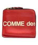 COMME des GARCONSコムデギャルソン）の古着「HUGE LOGOジップコインケース」｜レッド