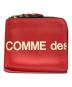 COMME des GARCONS（コムデギャルソン）の古着「HUGE LOGOジップコインケース」｜レッド