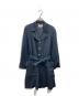 VALENTINO GARAVANI (ヴァレンティノ・ガラヴァーニ) ウール混コート ネイビー サイズ:40/5：5000円