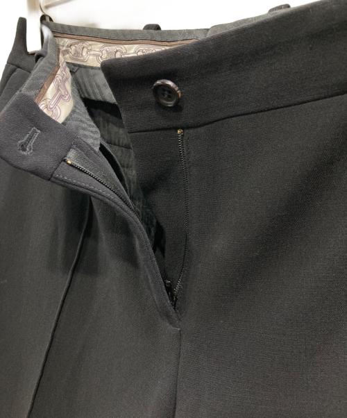 CELINE（セリーヌ）CELINE (セリーヌ) センタープレスパンツ ブラック サイズ:38の古着・服飾アイテム