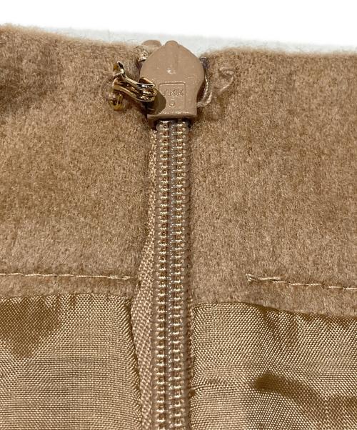MaxMara（マックスマーラ）MaxMara (マックスマーラ) キャメルスカート ベージュ サイズ:40の古着・服飾アイテム
