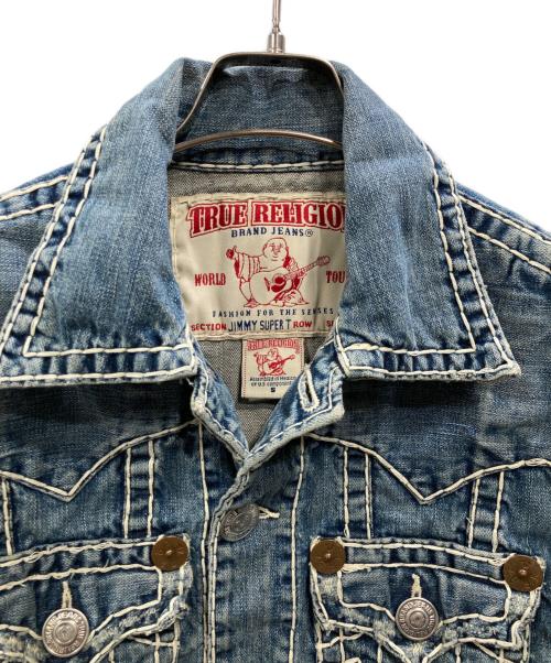 TRUE RELIGION（トゥルー レリジョン）TRUE RELIGION (トゥルー レリジョン) JIMMY SUPER T デニムジャケット インディゴ サイズ:Sの古着・服飾アイテム