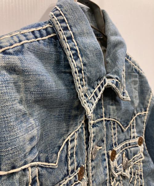TRUE RELIGION（トゥルー レリジョン）TRUE RELIGION (トゥルー レリジョン) JIMMY SUPER T デニムジャケット インディゴ サイズ:Sの古着・服飾アイテム