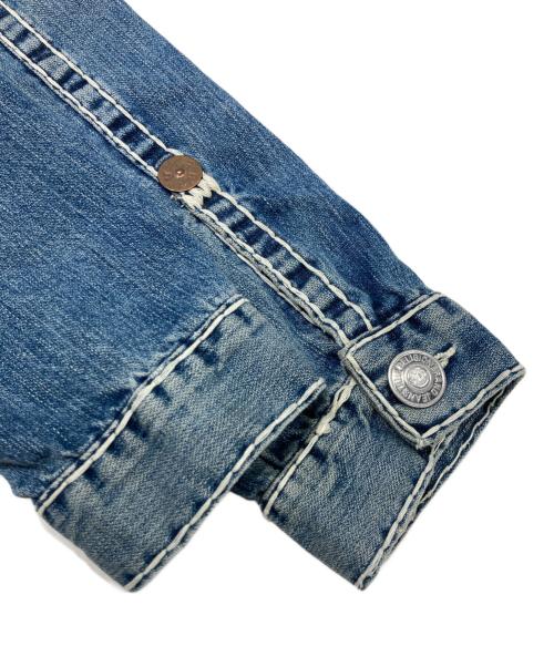 TRUE RELIGION（トゥルー レリジョン）TRUE RELIGION (トゥルー レリジョン) JIMMY SUPER T デニムジャケット インディゴ サイズ:Sの古着・服飾アイテム