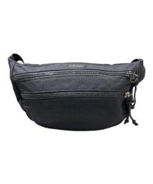 DIESEL（ディーゼル）の古着「ダブルジップショルダーバッグ」｜ブラック