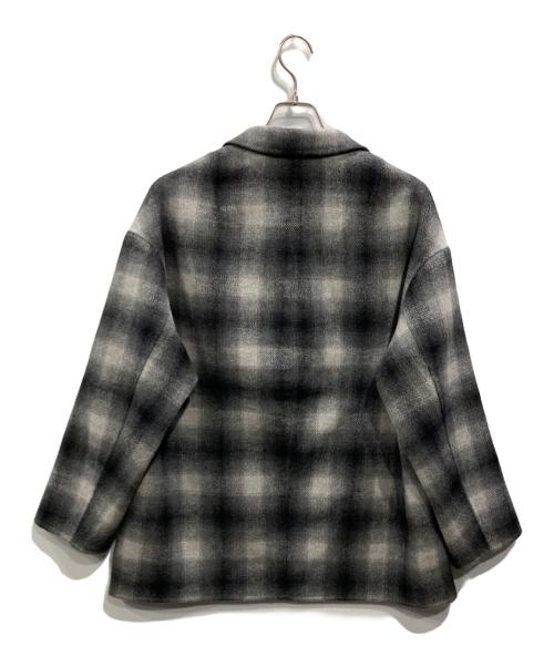 Spick and Span（スピック＆スパン）Spick and Span (スピック＆スパン) ウールミックスリバージャケット グレー サイズ:38の古着・服飾アイテム