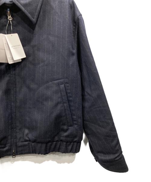 FRAMeWORK（フレームワーク）FRAMeWORK (フレームワーク) WOOL-STRIPEスィングトップブルゾン ネイビー サイズ:free 未使用品の古着・服飾アイテム