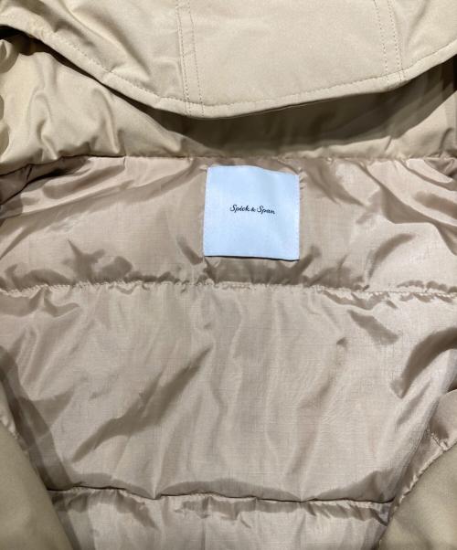 Spick and Span（スピック＆スパン）Spick and Span (スピック＆スパン) 撥水フーデッドダウンハーフコート ベージュ サイズ:Sの古着・服飾アイテム
