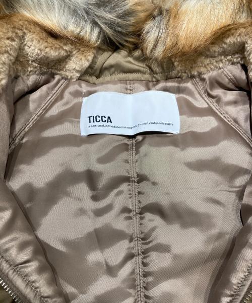 ticca（ティッカ）TICCA (ティッカ) Spick and Span (スピック＆スパン) 別注 long N2B ベージュ サイズ:Fの古着・服飾アイテム