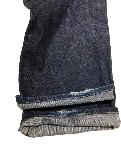 MOMOTARO JEANS（桃太郎ジーンズ）MOMOTARO JEANS (桃太郎ジーンズ) 出陣 タイトフィット ベルカット デニムパンツ インディゴ サイズ:36の古着・服飾アイテム