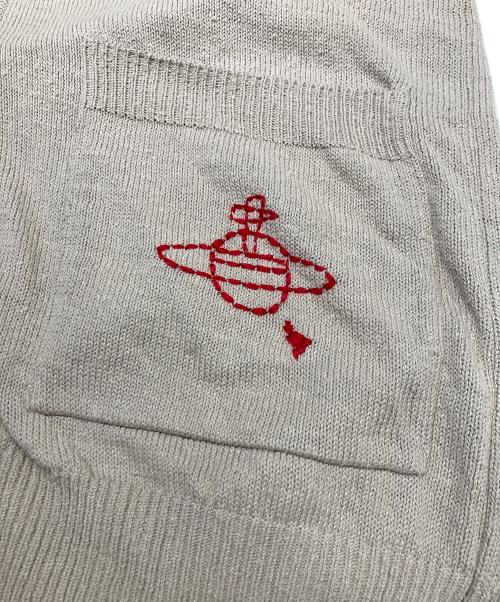 Vivienne Westwood（ヴィヴィアンウエストウッド）Vivienne Westwood (ヴィヴィアンウエストウッド) ハーネスカーディガン ベージュ サイズ:Mの古着・服飾アイテム