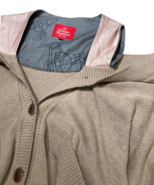 Vivienne Westwood（ヴィヴィアンウエストウッド）Vivienne Westwood (ヴィヴィアンウエストウッド) ハーネスカーディガン ベージュ サイズ:Mの古着・服飾アイテム