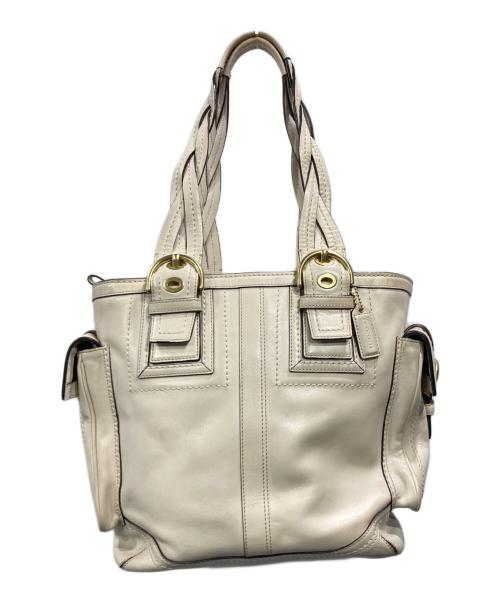 COACH（コーチ）COACH (コーチ) トートバッグ アイボリーの古着・服飾アイテム