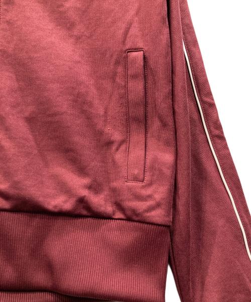 LACOSTE（ラコステ）LACOSTE (ラコステ) ショルダーパイピング鹿の子地トラックジャケット ボルドー サイズ:SIZE US Sの古着・服飾アイテム