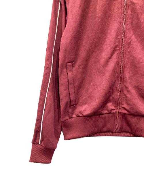 LACOSTE（ラコステ）LACOSTE (ラコステ) ショルダーパイピング鹿の子地トラックジャケット ボルドー サイズ:SIZE US Sの古着・服飾アイテム