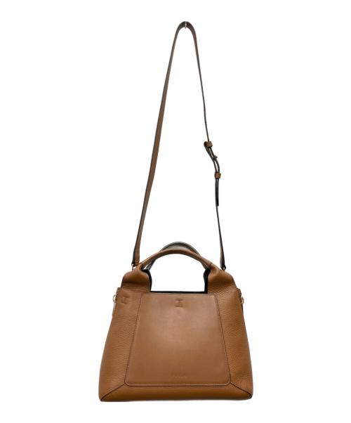 FURLA（フルラ）FURLA (フルラ) GILDA 2WAYバッグ ブラウンの古着・服飾アイテム