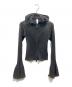 CFCL（シーエフシーエル）の古着「HYPHA LUCENT GLITTER HOODIE JACKET」｜ブラック