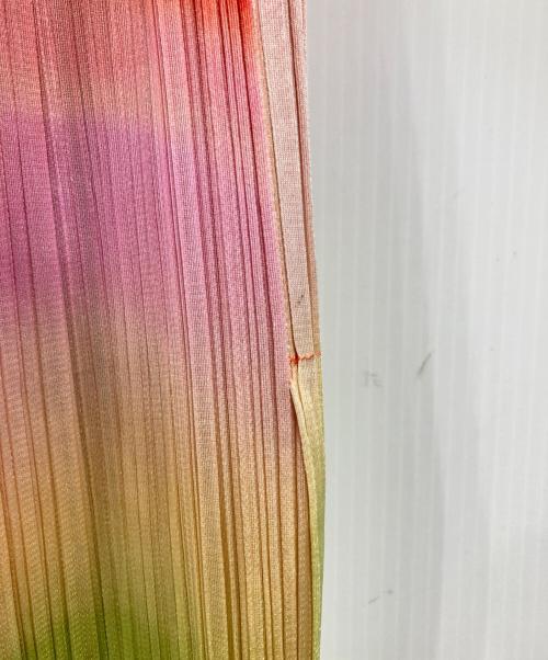 PLEATS PLEASE（プリーツプリーズ）PLEATS PLEASE (プリーツプリーズ) GROOVE プリーツパンツ マルチカラー サイズ:4の古着・服飾アイテム