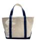 L.L.Bean（エルエルビーン）の古着「BOAT AND TOTE トートバッグ」｜ホワイト×ネイビー