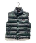 MONCLERモンクレール）の古着「CORBIER ダウンベスト」｜グリーン
