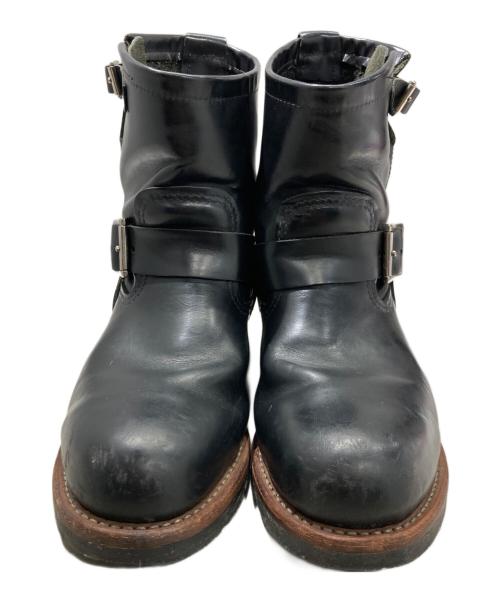 RED WING（レッドウィング）RED WING (レッドウィング) ショートエンジニアブーツ ブラック サイズ:SIZE 25.5cmの古着・服飾アイテム