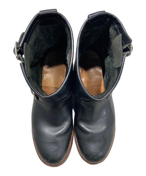 RED WING（レッドウィング）RED WING (レッドウィング) ショートエンジニアブーツ ブラック サイズ:SIZE 25.5cmの古着・服飾アイテム