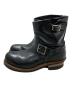 RED WING (レッドウィング) ショートエンジニアブーツ ブラック サイズ:SIZE 25.5cm：35000円