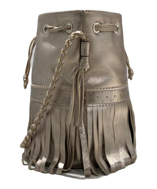 J&M DAVIDSON（ジェイ＆エム デヴィッドソン）J&M DAVIDSON (ジェイ＆エム デヴィッドソン) フリンジ カーニバル ゴールドの古着・服飾アイテム