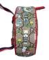 中古・古着 GUCCI (グッチ) ヒグチユウコ (ヒグチユウコ) チルドレンズ GGスプリーム ラウンドミニウエストポーチ ベージュ×レッド：45000円