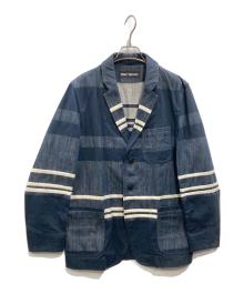ISSEY MIYAKE（イッセイミヤケ）の古着「A-POC INSIDE デニム テーラードジャケット」｜インディゴ