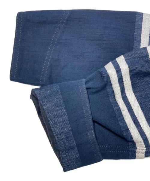 ISSEY MIYAKE（イッセイミヤケ）ISSEY MIYAKE (イッセイミヤケ) A-POC INSIDE デニム テーラードジャケット インディゴ サイズ:2の古着・服飾アイテム