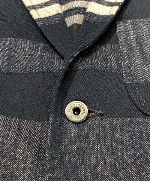 ISSEY MIYAKE（イッセイミヤケ）ISSEY MIYAKE (イッセイミヤケ) A-POC INSIDE デニム テーラードジャケット インディゴ サイズ:2の古着・服飾アイテム